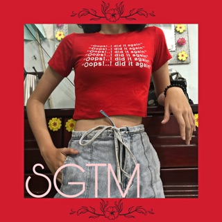 CROPTOP RED