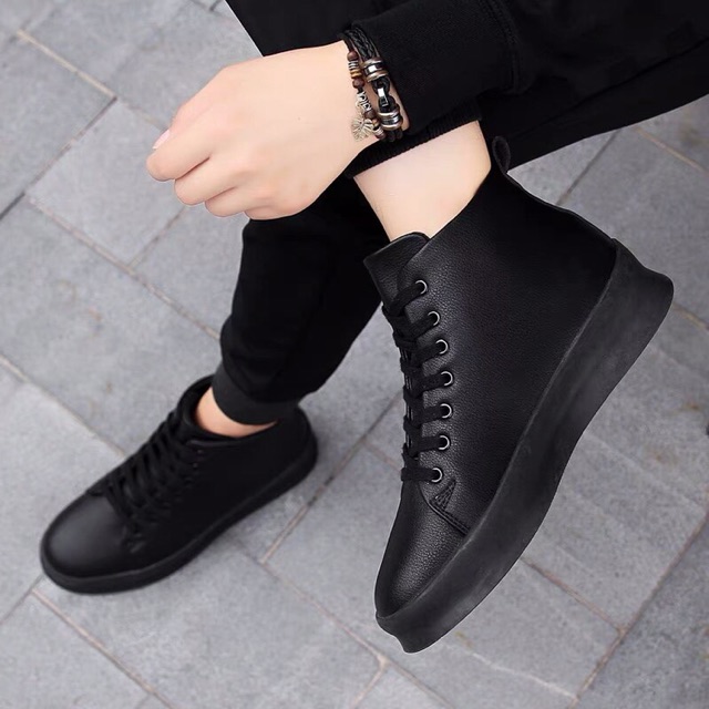 Giày Cao cổ Nam FULL ĐEN | BigBuy360 - bigbuy360.vn