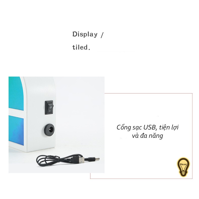 【Hàng Sẵn】Đèn LED chữ LOVE 3D để bàn trang trí DECOR phòng ngủ , quà tặng VALENTINE lễ Tình Nhân MOXI.