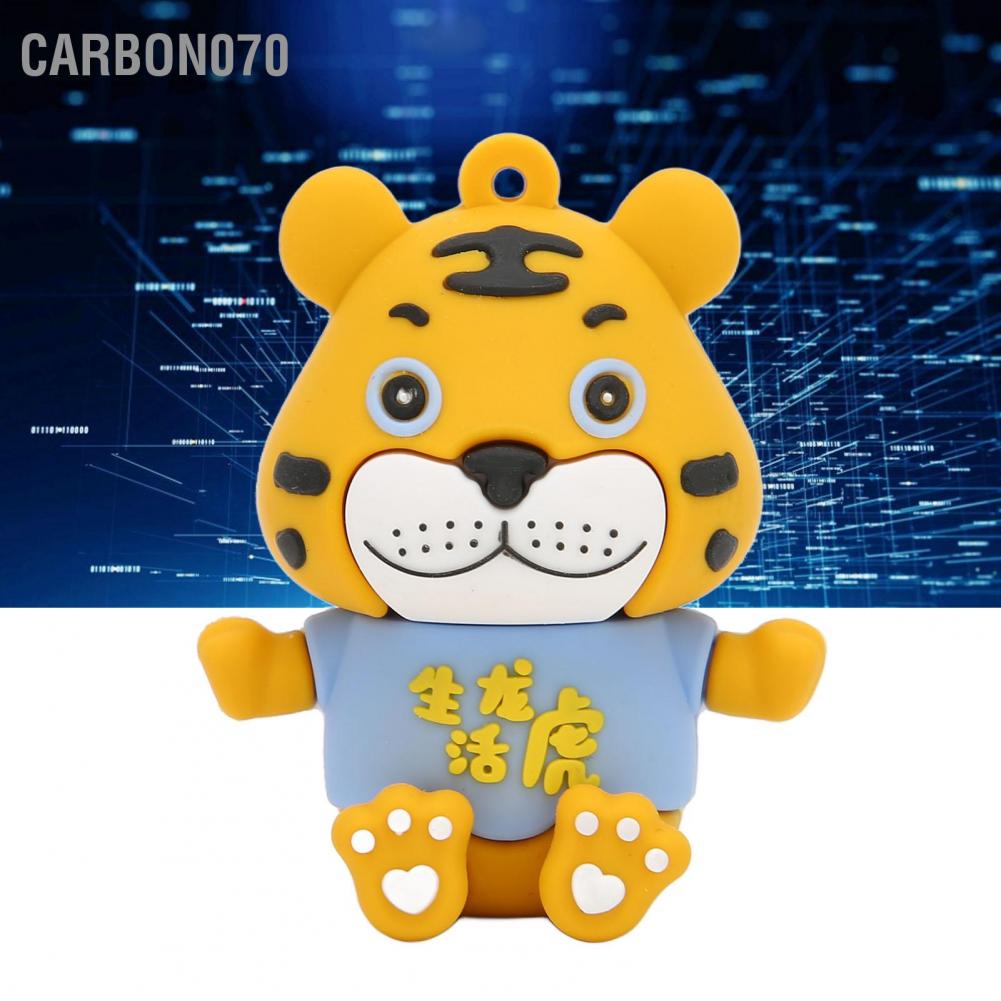 Hàng Sẵn Ổ đĩa flash USB2.0 hoạt hình con hổ dễ thương Ổn định Tốc độ cao【Carbon070】