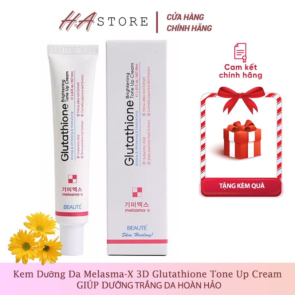 Kem Dưỡng Trắng Da Melasma-X 3D Glutathione Tone Up Cream