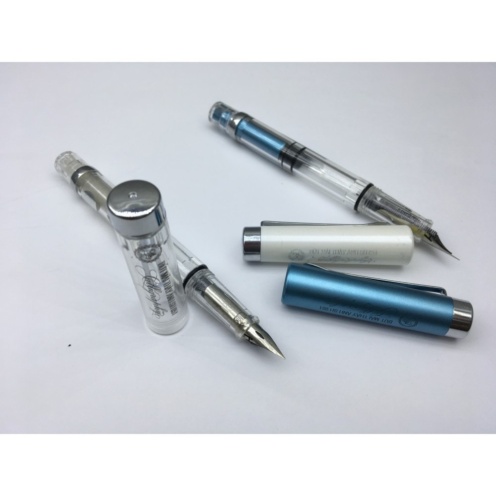 Bút Máy Thầy Ánh SH051 Calligraphy-Ngòi Lá Tre G Không Gỉ -Tự Tạo Thanh Đậm-Không Kén Mực-Nhiều Màu Sắc