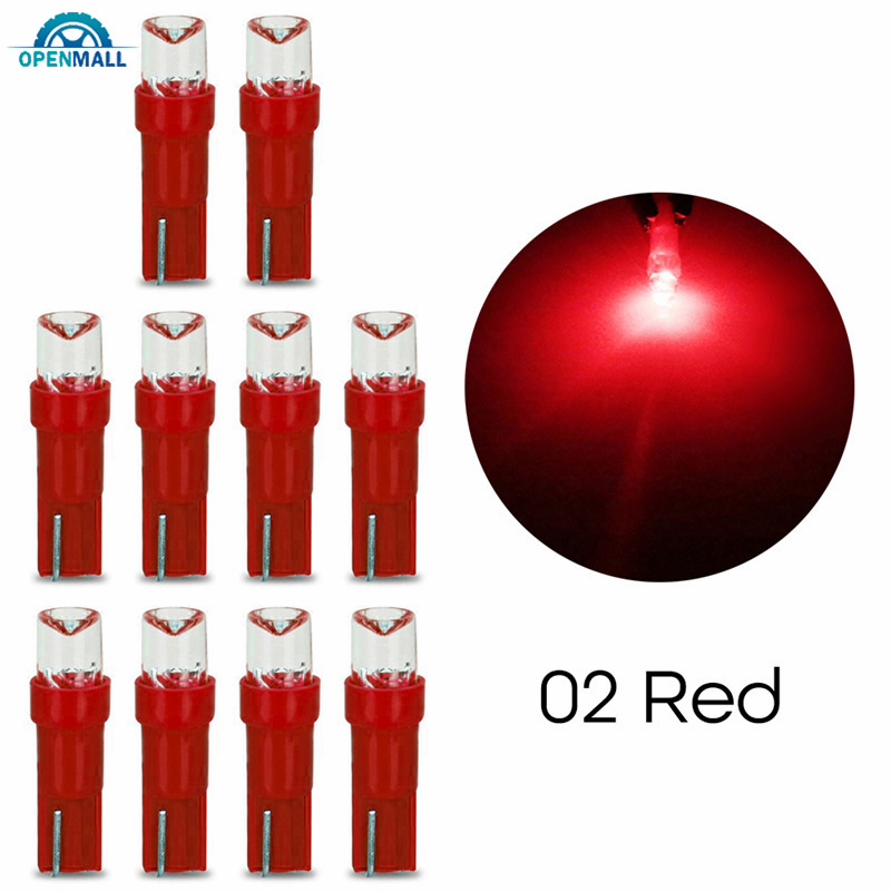 Bộ 10 bóng đèn LED T5 gắn đồng hồ xe hơi