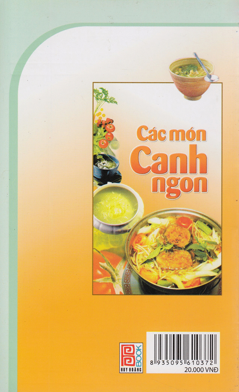 Sách - Các Món Canh Ngon (Tái Bản)