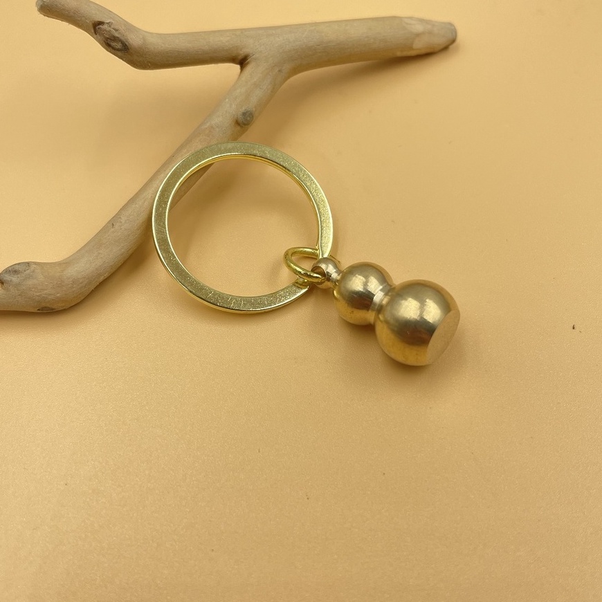 Móc Khóa Đồng Thau Trang Trí Tỳ hưu,Bầu,Lá,Ngũ Đế,Móc Treo Phối Nhiều Kiểu Độc Lạ Phong Thủy May Mắn Chiêu Tài Lộc