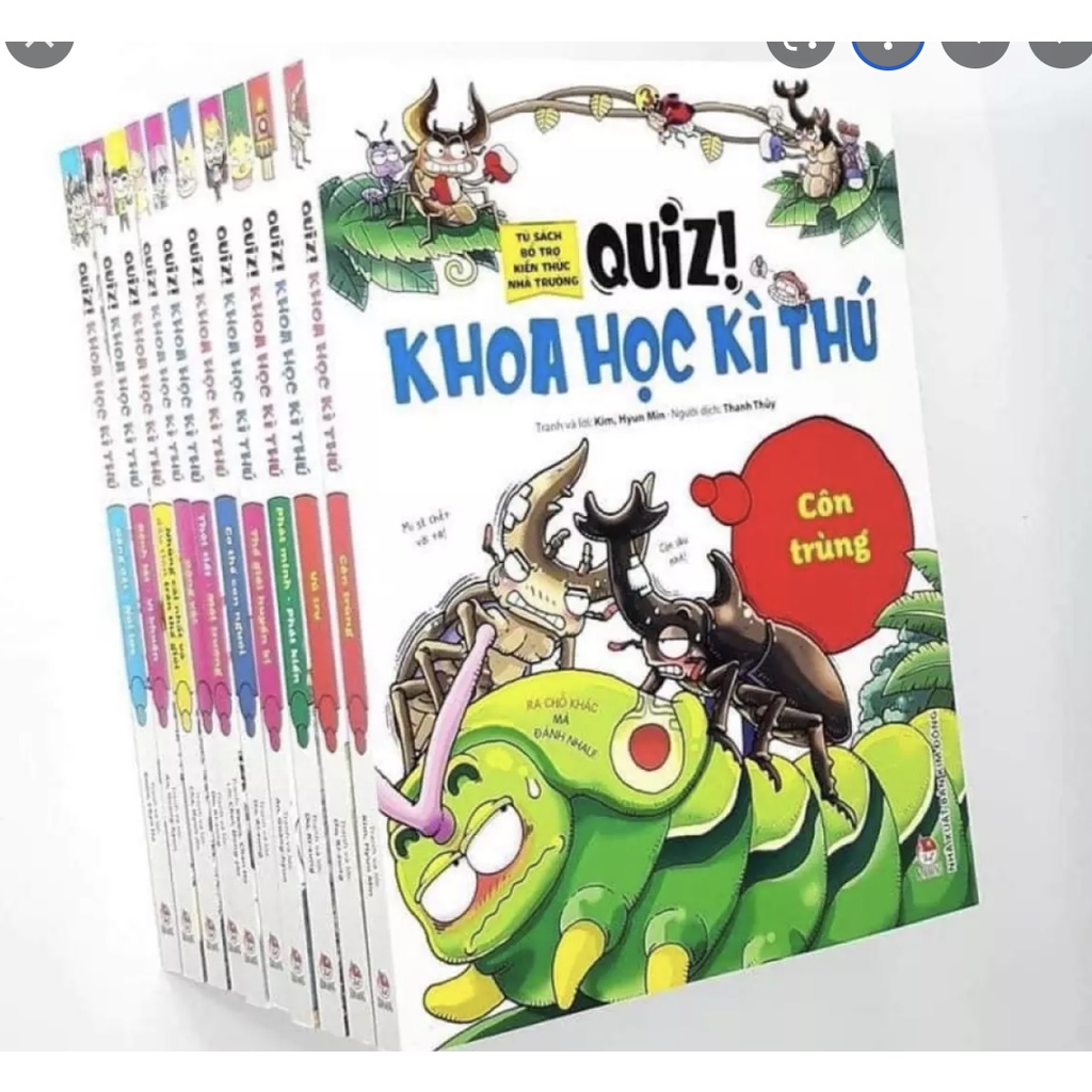 [Mã LIFEMALL995 giảm 10% đơn 99K] Sách - Quiz khoa học kỳ thú Khổ nhỏ (lẻ tuỳ chọn)