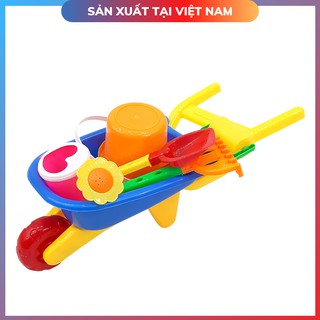 Đồ chơi đi biển xe rùa dụng cụ xúc cát cho bé HT2066