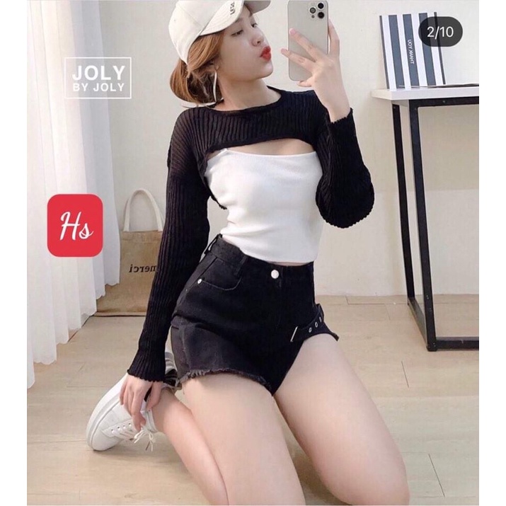 Sét áo bozip kèm áo 2 dây HS6