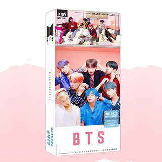Postcard BTS 200 ảnh mới -tặng vòng tay chỉ đỏ
