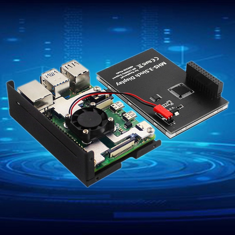 1 Màn Hình Cảm Ứng Lcd Vỏ Nhôm Siêu Nhẹ Cho Raspberry Pi 4b | BigBuy360 - bigbuy360.vn