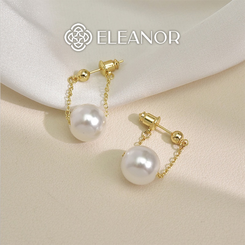 Bông tai nữ Eleanor Accessories ngọc trai nhân tạo phụ kiện trang sức sang trọng