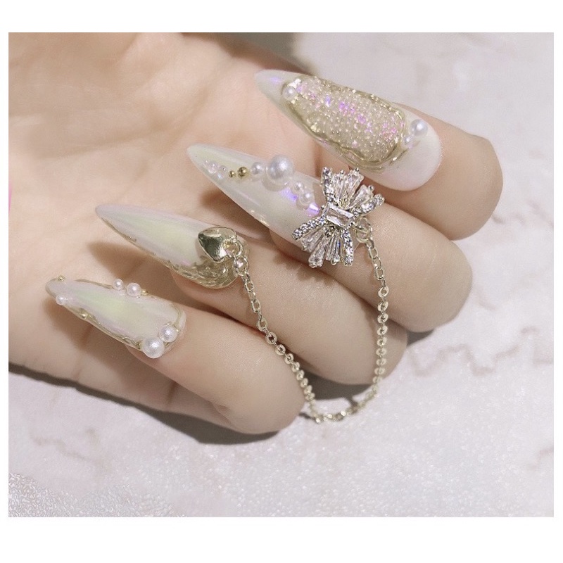 Charm dây xích đính móng tay ,charm dây xích nail