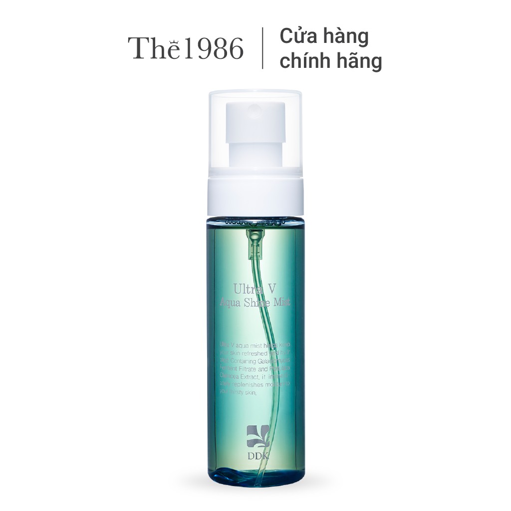 Xịt khoáng dưỡng ẩm làm dịu da Ultra V DDK Aqua Shine Mist