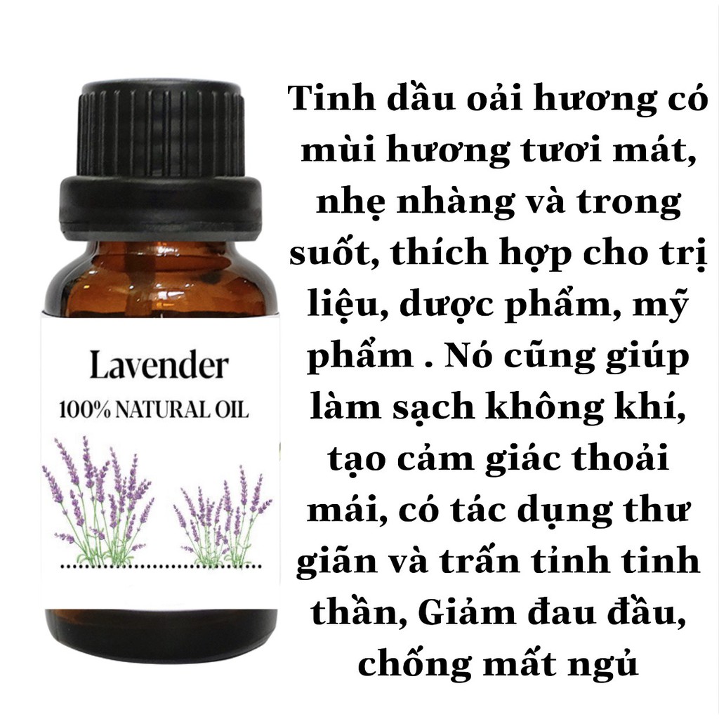 [ GIÁ SẬP SÀN ] COMBO 3 CHAI TINH DẦU HƯƠNG HOA : HỒNG , LÀI , LAVENDER