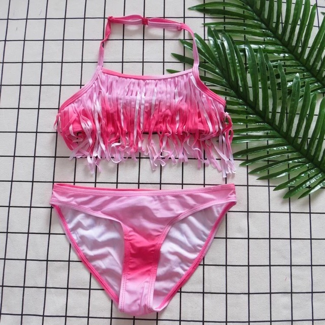 Bộ Bơi Bikini 2 mảnh bé gái 30-55 kg (7-12 tuổi)