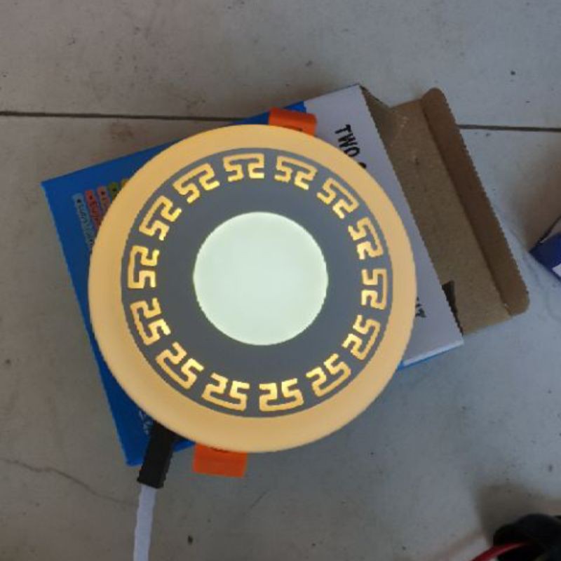 (RẺ VÔ ĐỊCH) ĐÈN LED ÂM TRẦN HOA VĂN SẮC NÉT 3 CHẾ ĐỘ SÁNG