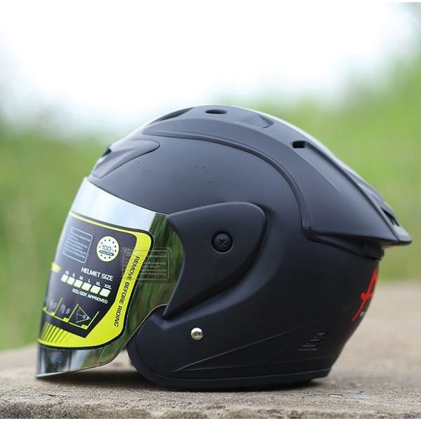 Kính mũ bảo hiểm 3/4 115 Asia , 168 Asia