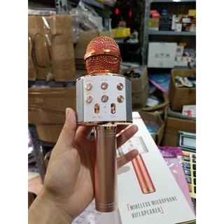 Micro Bluetooth không dây WS-858 hát karaoke