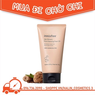 Sữa rửa mặt tro núi lửa – innisfree jeju volcanic pore cleansing foam💖freeship💖sữa rửa mặt tro núi lửa halin6864