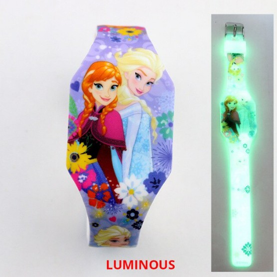 ĐỒNG HỒ TRẺ EM HÌNH SIÊU NHÂN VÀ CÔNG CHÚA ELSA - ĐÈN LED ĐỘC LẠ - PHÁT QUANG BAN ĐÊM - XEM GIỜ CHỈ 1 CÁI CHẠM NHẸ | BigBuy360 - bigbuy360.vn