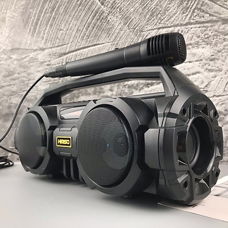 Loa Bluetooth Karaoke KM S1 – Siêu Bass Tặng Kèm Mic Hát Karaoke - Hỗ Trợ Đài FM