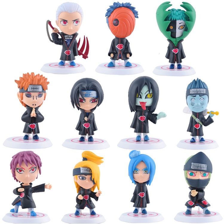 Set 24 Mô Hình Đồ Chơi Nhân Vật Hatake Kakashi Trong Phim Hoạt Hình Naruto Bằng PVC