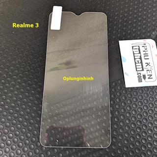 Dán cường lực chống trầy realme 3 trong suốt ko full màn hình
