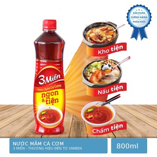 Nước mắm cá cơm/ nước chấm 3 miền 800ml