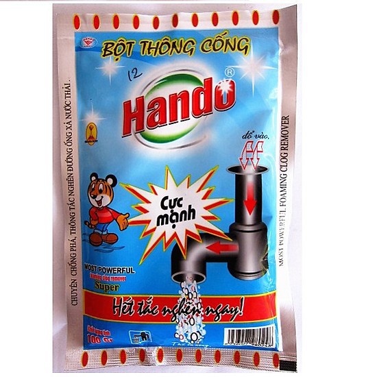 [HANDO CHÍNH HÃNG] Bột Thông Cống 100g nội địa Hando