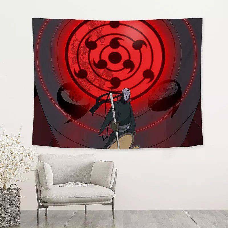 Tranh vải treo tường trang trí nội thất họa tiết hoạt hình Naruto nghệ thuật