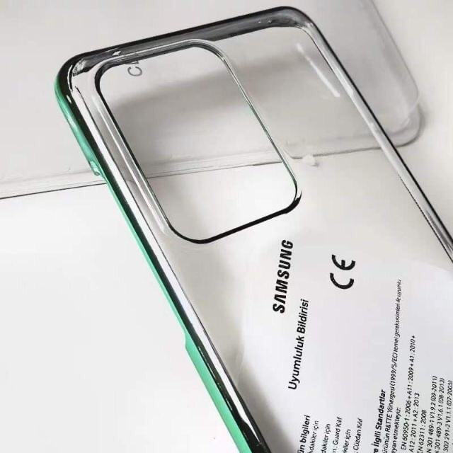 Ốp lưng Clear Cover cho Galaxy S20, S20 Plus, S20 Ultra viền mạ crow lưng trong không ố màu