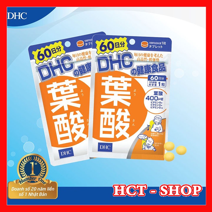 [CHÍNH HÃNG] Viên Uống DHC Acid Folic Cho Bà Bầu Gói 30 Ngày - Bổ Sung Acid Folic - Tăng Sức Đề Kháng