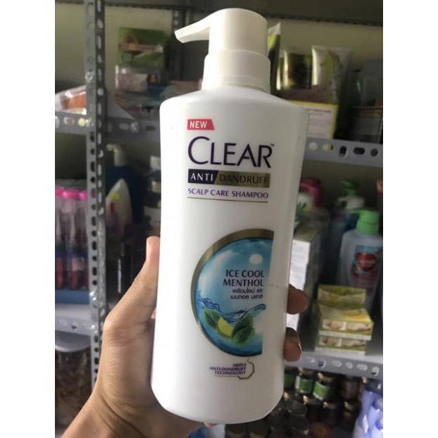 Dầu gội đầu Clear Bạc Hà nhập khẩu thái lan 480ml (giá sỉ sll)