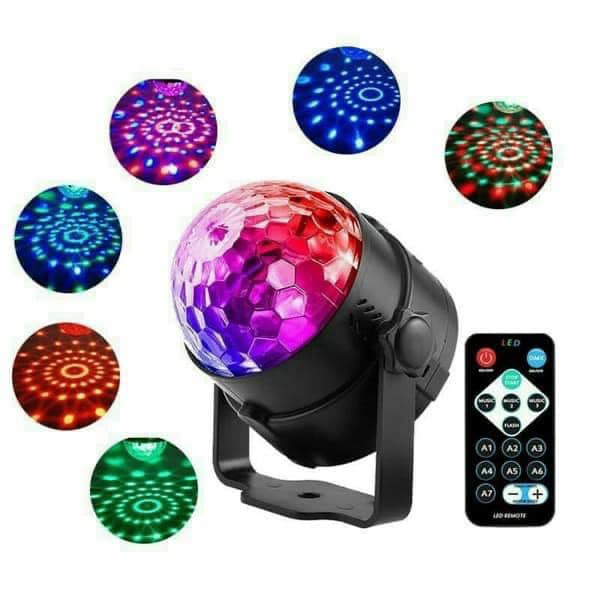 Đèn nháy theo nhạc led cầu mini, Đèn Xoay Vũ trường có điều Khiển ( Đủ Loại )