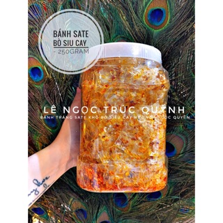 BÁNH TRÁNG SATE KHÔ BÒ SIÊU CAY ĐỘC QUYỀN ( dạng hủ )