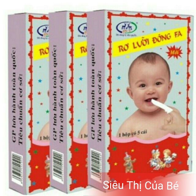 Combo 10 hộp 50 cái rơ lưỡi Đông FA cho bé