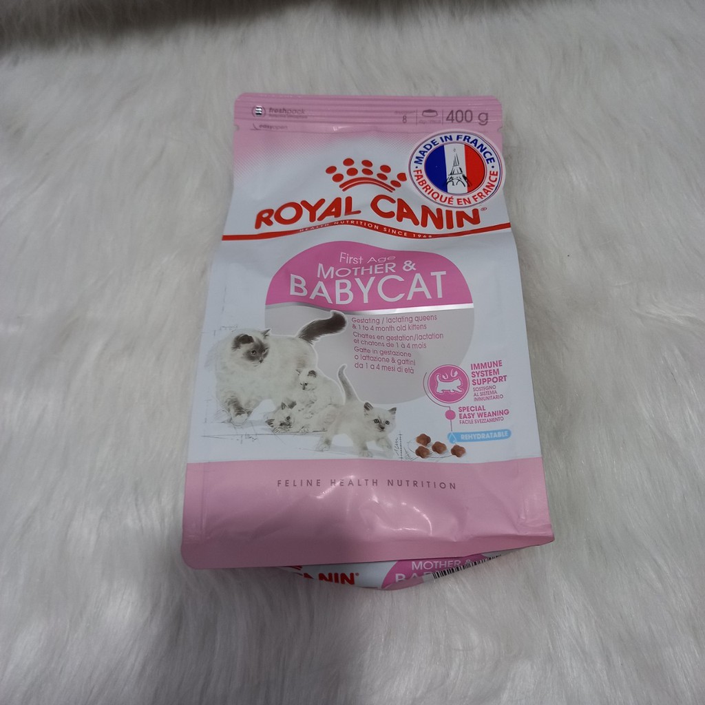 Thức ăn cho mèo bầu và mèo con Royal Canin Baby Mother 400gr