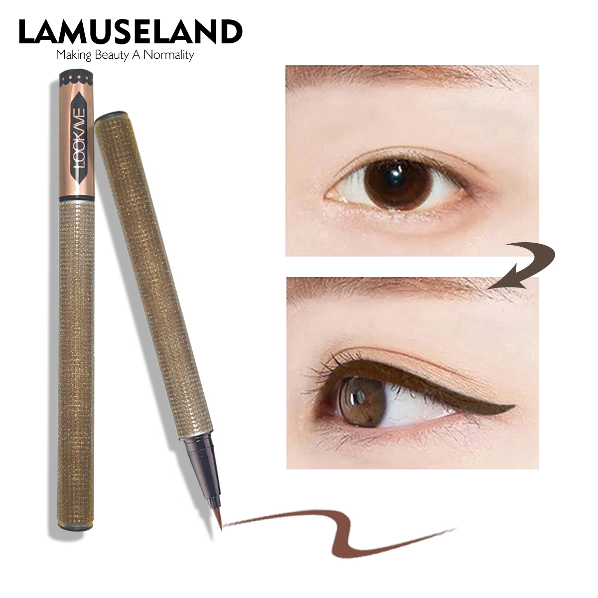 [Hàng mới về] Bút kẻ mắt dạng lỏng lâu trôi chất lượng cao Lk35E | BigBuy360 - bigbuy360.vn