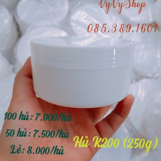 Set 20 hủ K200 không viền (250g)