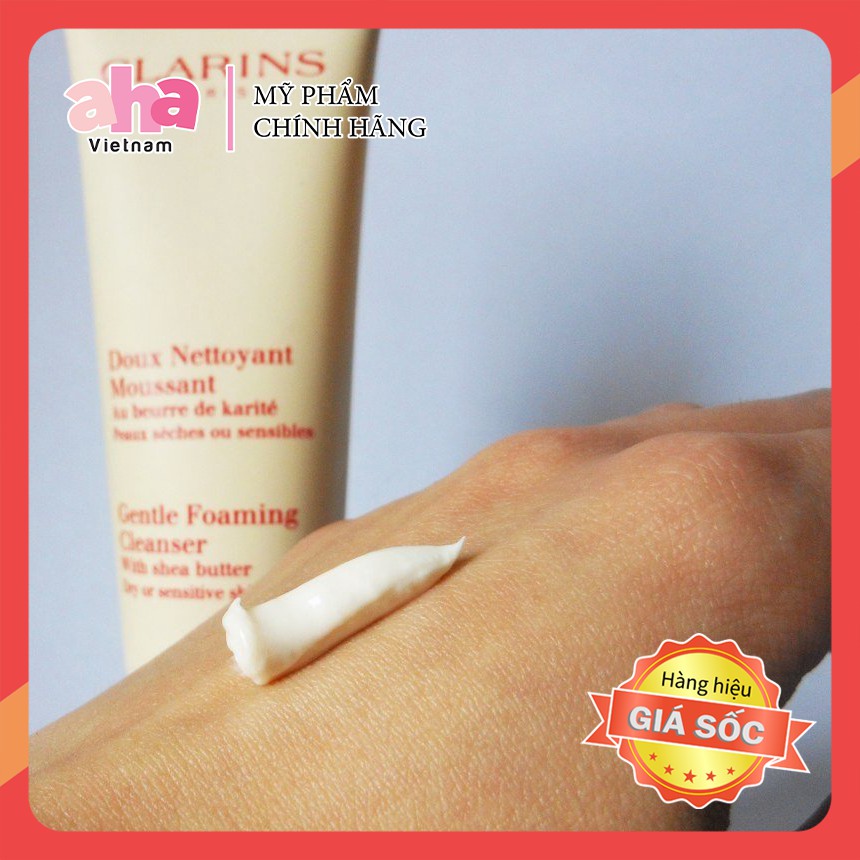 Sữa Rửa Mặt Cho Da Khô Và Da Nhạy Cảm Clarins Gentle Foaming Cleanser 30ML hoặc 50Ml | BigBuy360 - bigbuy360.vn
