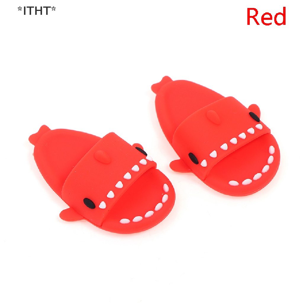 1 Đôi Giày Hình Cá Mập Cho Búp Bê 3 * 4.6cm 1 / 6BJD
