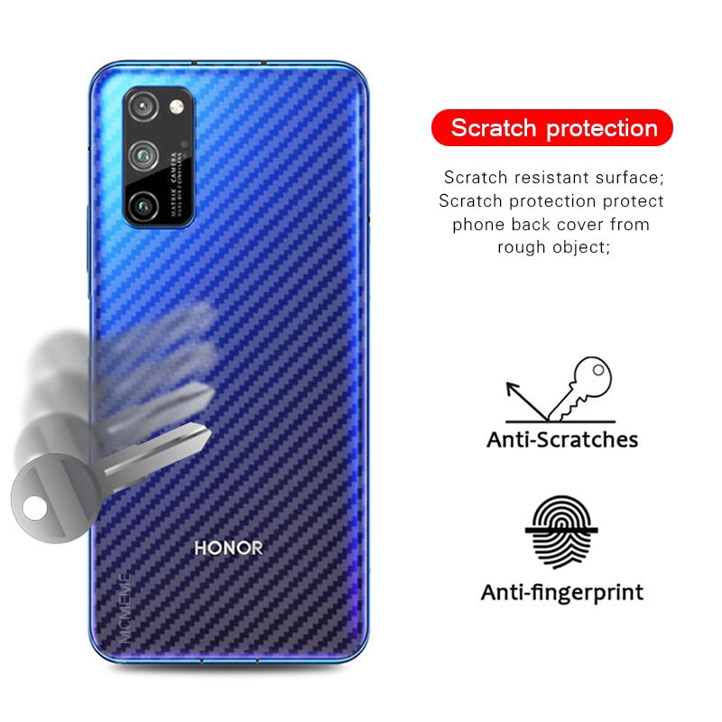 Miếng Dán Sợi Carbon Bảo Vệ Mặt Sau Cho Oppo Reno 4 3 Pro 2 2f 2z 10x Zoom Z