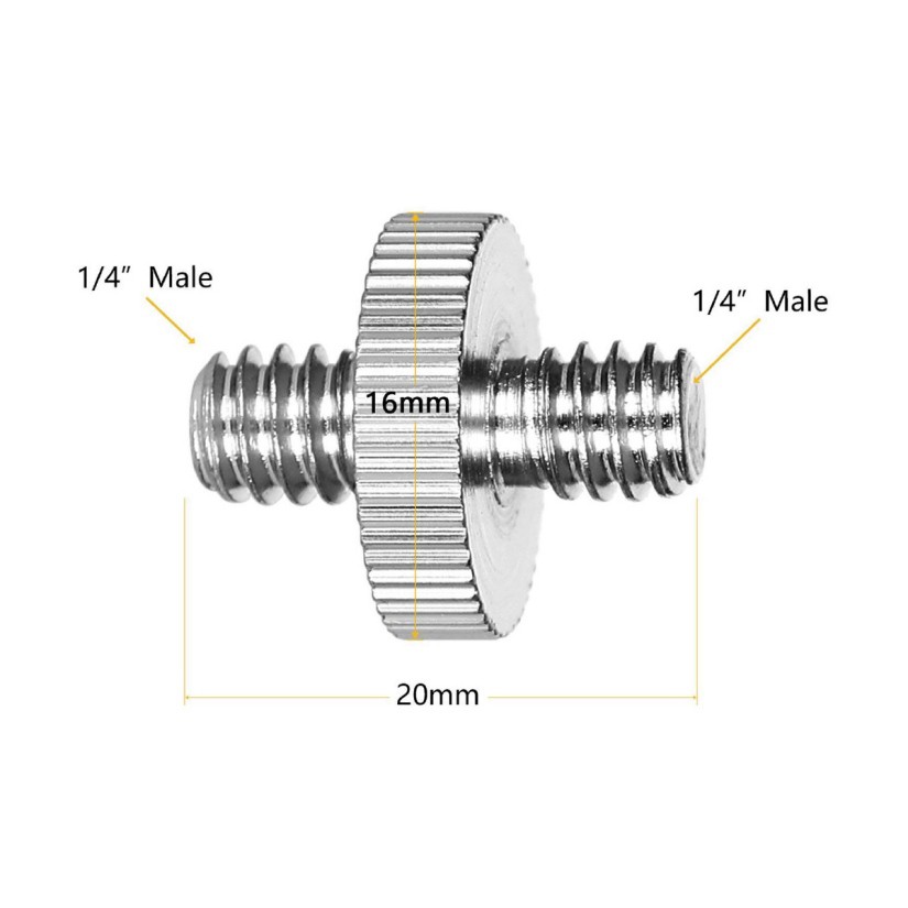 Ốc 2 Đầu 1/4 inch + 1/4 inch