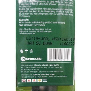 giải rượu nam dược