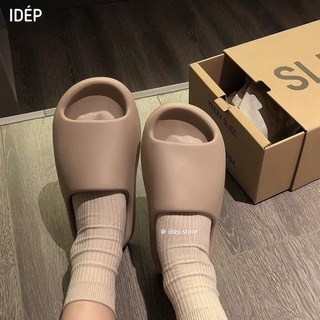 Dép bánh mì nữ nam YZ cao 4cm đế răng cưa siêu nhẹ chống thấm nước Maipy D029