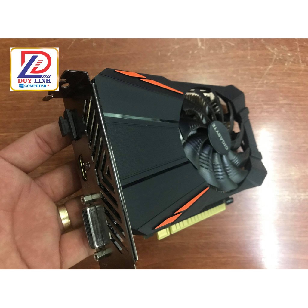 [Mã ELHAMS5 giảm 6% đơn 300K] Vga Gigabyte GTX 1050ti 4G OC 2 fan,1 fan