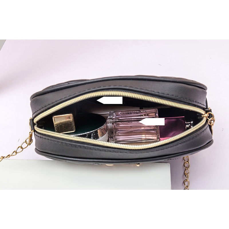 Túi đeo chéo mini IELGY hình vuông/ tròn đính đá thời trang dành cho nữ