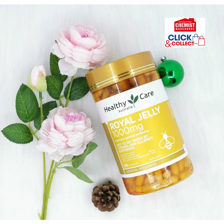 Viên Uống Sữa Ong Chúa Đẹp Da Làm Chậm Lão Hóa Healthy Care Royal Jelly 365 Viên