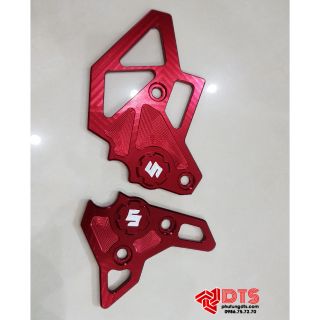 Cặp nẹp sườn gắn cho Suzuki Raider Fi - Satria Fi - Màu đỏ