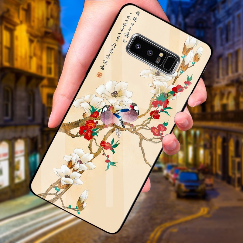 Ốp Samsung Galaxy NOTE 8 Mặt kính cường cao cấp, sang trọng, thiết kế độc quyền